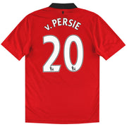 2013-14 Manchester United Nike Home Shirt v.Persie #20 M