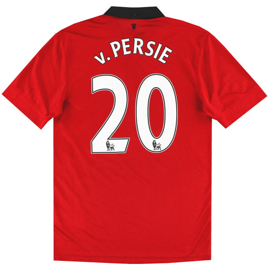2013-14 Manchester United Nike Home Shirt v.Persie #20 M