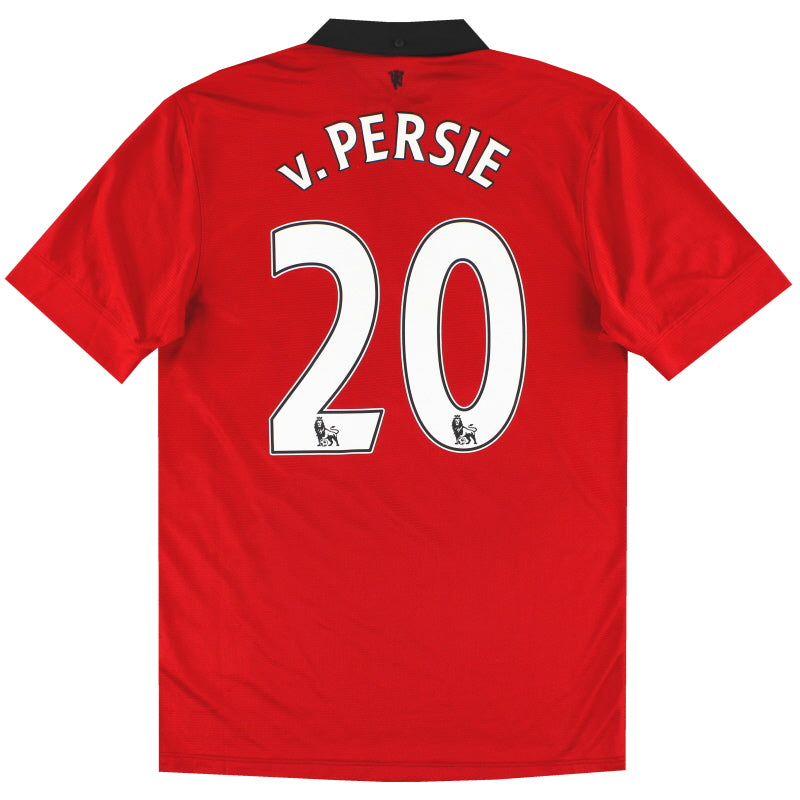 2013-14 Manchester United Nike Home Shirt v.Persie #20 M