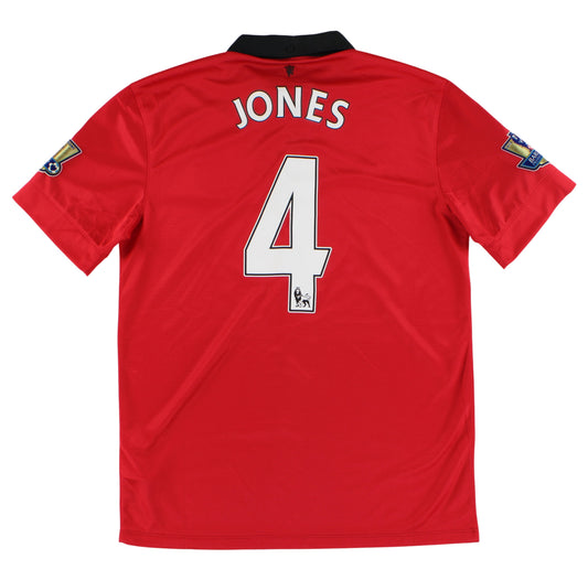 2013-14 Manchester United Nike Home Shirt Jones #4 S