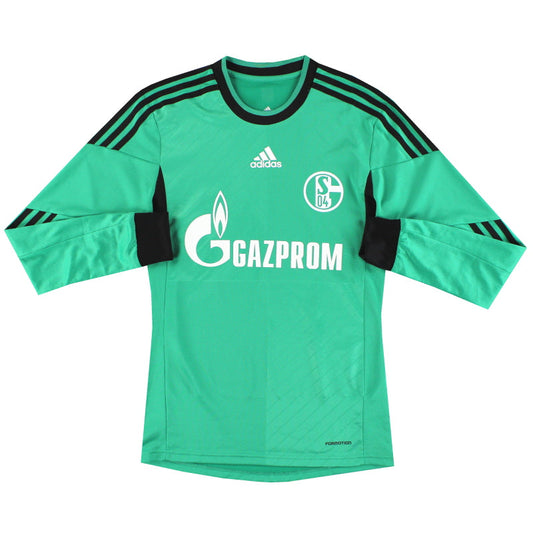 2013-15 Schalke adidas Player Issue Third Shirt L/S *Mint*