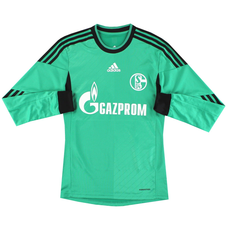 2013-15 Schalke adidas Player Issue Third Shirt L/S *Mint*