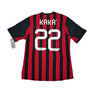 2013/14 AC Milan Kaka #22 *BNWT with Defects* Home Shirt (L) Adidas