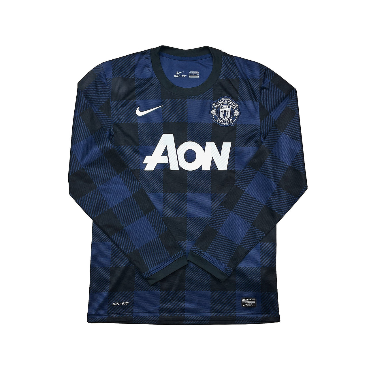 2013/14 Manchester United V.Persie #20 L/S Away Shirt (S) Nike