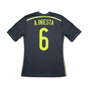 2013/15 Spain A.Iniesta #6 Away Shirt (S) Adidas