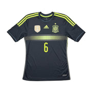 2013/15 Spain A.Iniesta #6 Away Shirt (S) Adidas