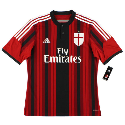 2014-15 AC Milan adidas Home Shirt *BNIB* XL
