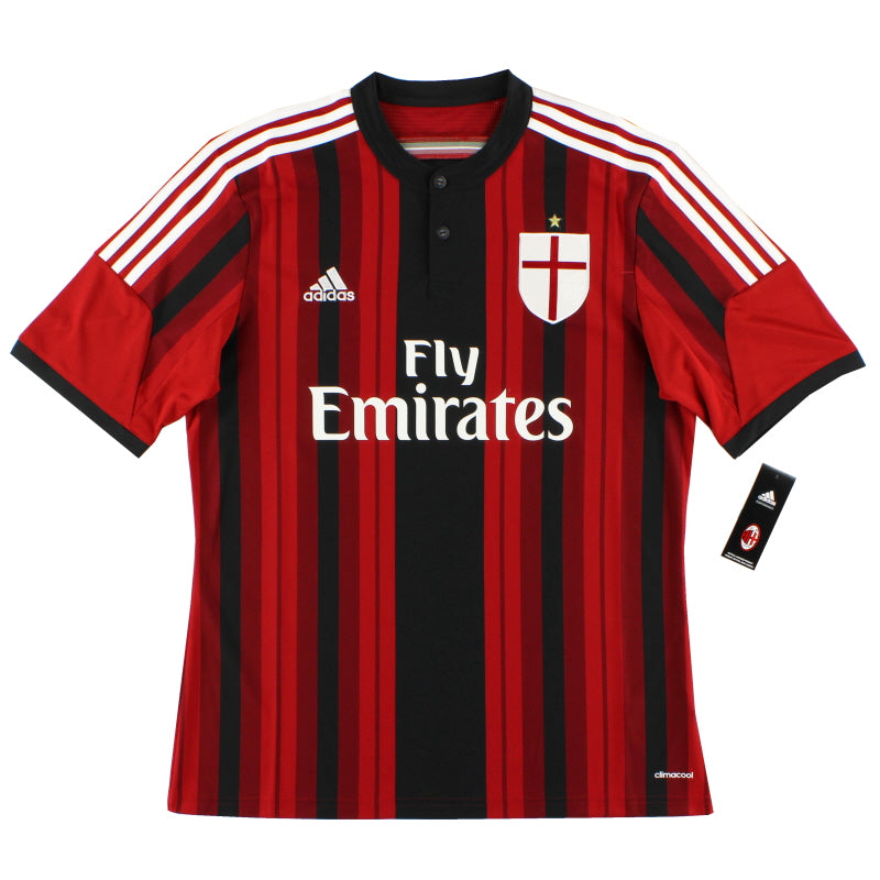 2014-15 AC Milan adidas Home Shirt *BNIB* XL