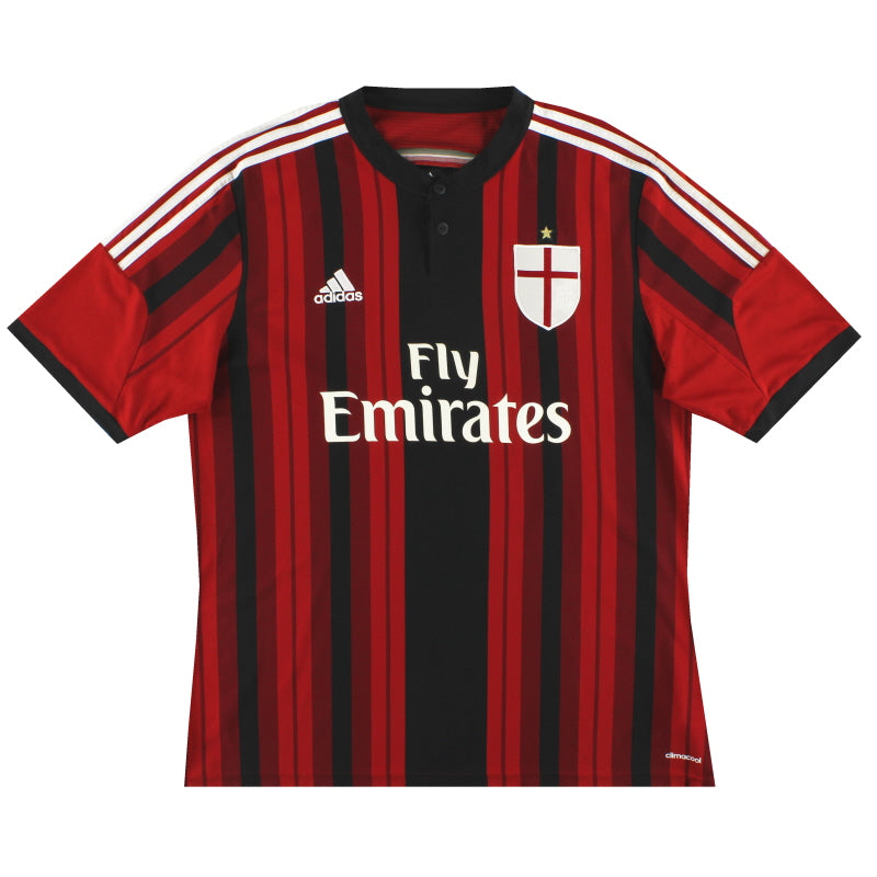 2014-15 AC Milan adidas Home Shirt Y