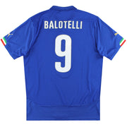 2014-15 Italy Puma Home Shirt Balotelli #9 XL