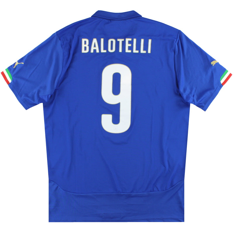 2014-15 Italy Puma Home Shirt Balotelli #9 XL