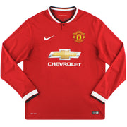 2014-15 Manchester United Nike Home Shirt L/S