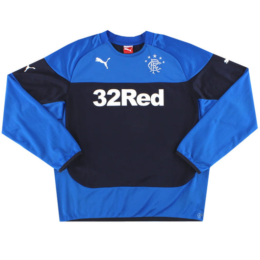 2014-15 Rangers Puma Sweatshirt L