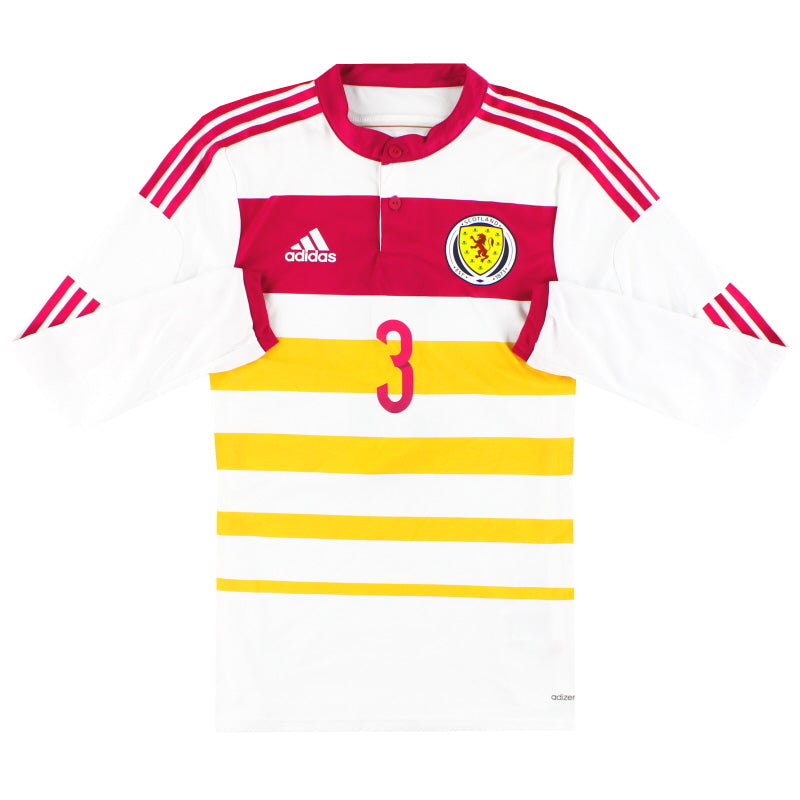 2014-15 Scotland adidas Player Issue adizero Away Shirt L/S *As New*