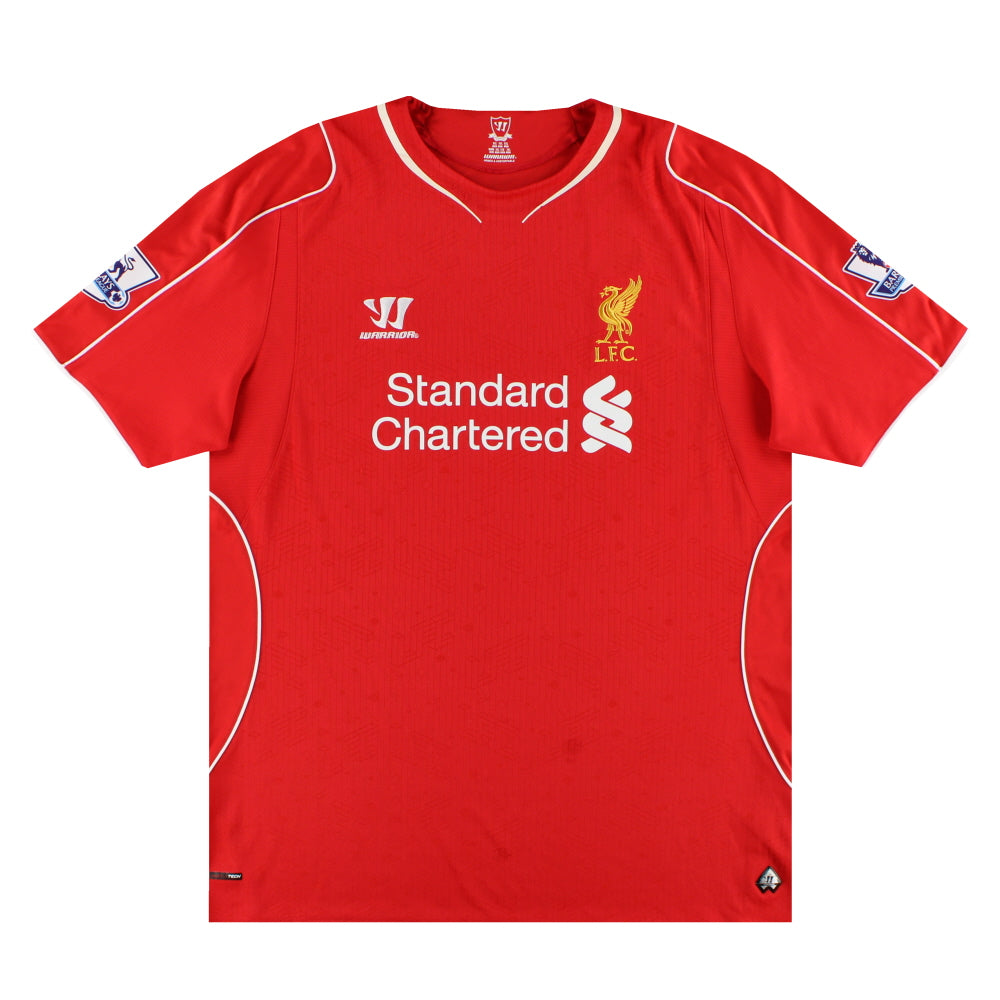 2014-15 Liverpool Warrior Home Shirt *Mint* XXL
