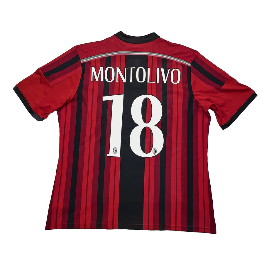 2014/15 AC Milan Montolivo #18 Home Shirt (XL) Adidas