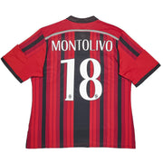 2014/15 AC Milan Montolivo #18 Home Shirt (XL) Adidas
