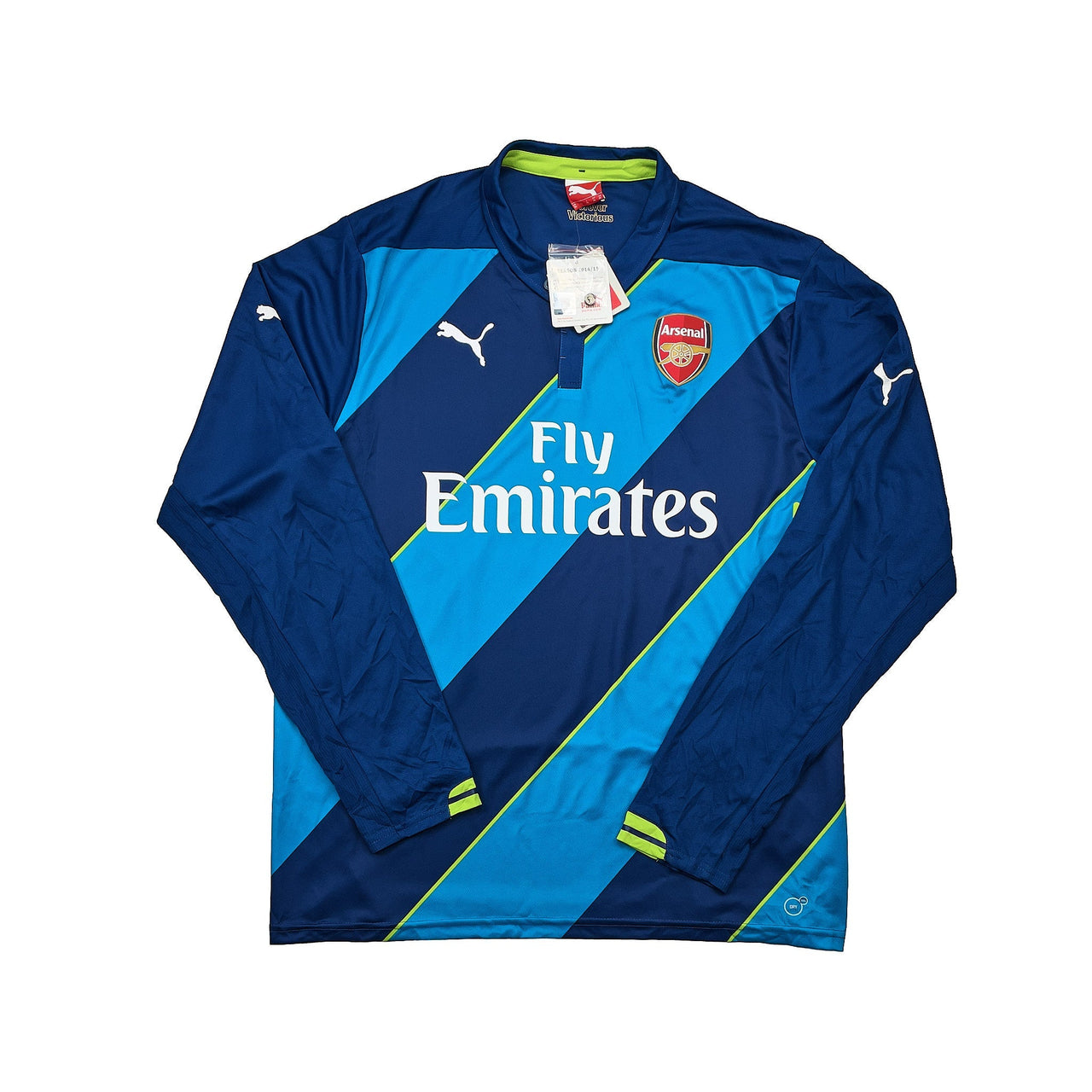 2014/15 Arsenal Bellerin #39 *BNWT* L/S Third Shirt (XL) Puma