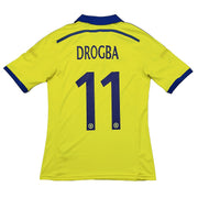 2014/15 Chelsea Drogba #11 Away Shirt (S) Adidas