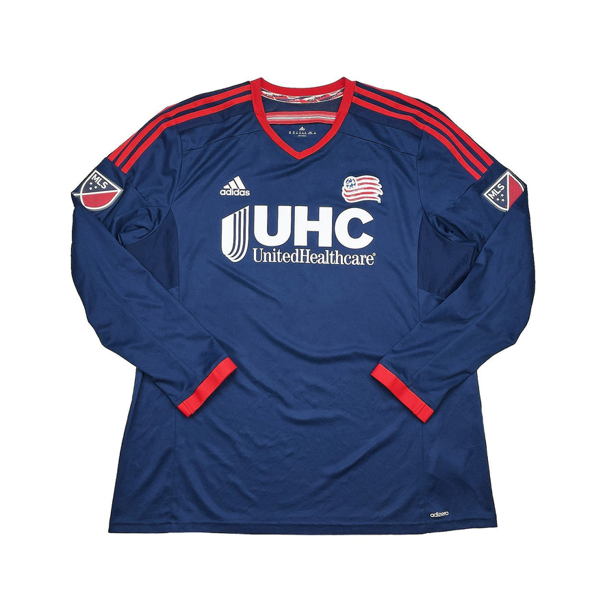 2014/15 New England Revolution L/S *Player Issue* Home Shirt (2XL) Adidas