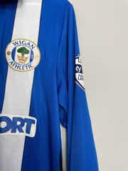 2014/15 Wigan Mclean #11 *Match Issue* L/S Home Shirt (M) Mi-Fit