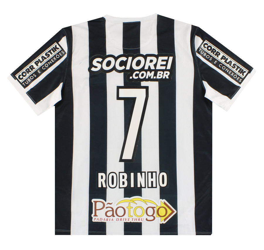 2014 Santos Nike Away Shirt Robinho #7 L