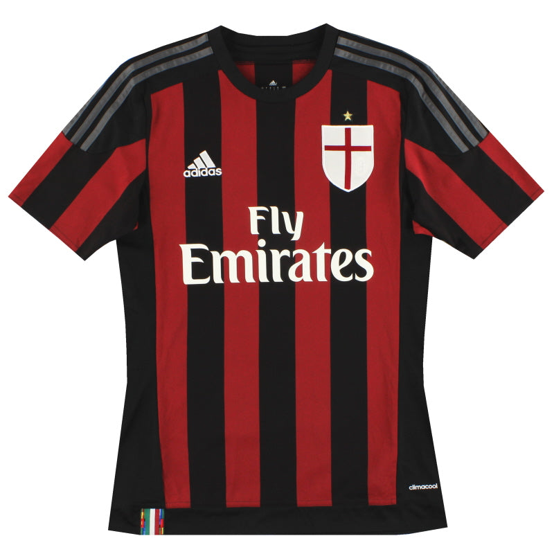 2015-16 AC Milan adidas Home Shirt L