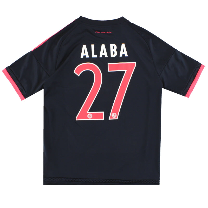 2015-16 Bayern Munich adidas Third Shirt Alaba #27 Y