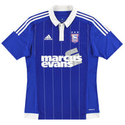 2015-16 Ipswich adidas Home Shirt S