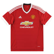 2015-16 Manchester United adidas Home Shirt L