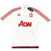 2015-16 Manchester United adidas 1/2 Zip Training Top *BNIB* XS