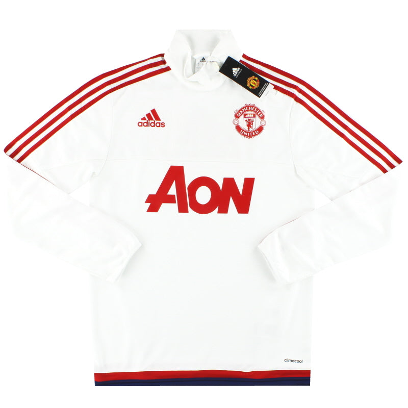 2015-16 Manchester United adidas 1/2 Zip Training Top *BNIB* XS
