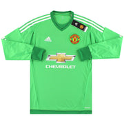 2015-16 Manchester United adidas Goalkeeper Shirt *w/tags* S
