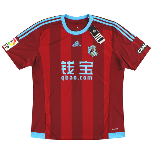 2015-16 Real Sociedad adidas Away Shirt *w/tags* L
