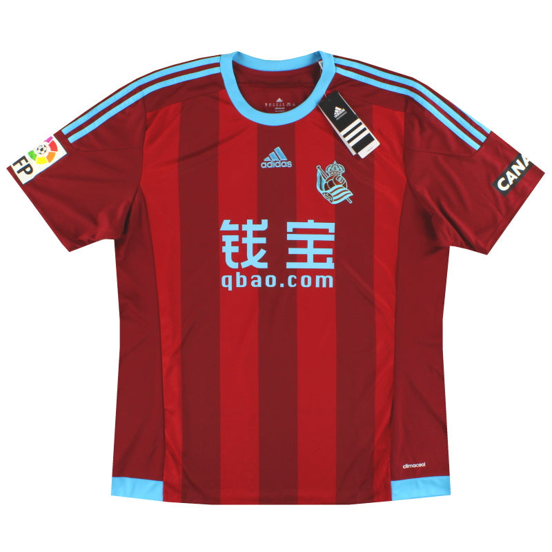 2015-16 Real Sociedad adidas Away Shirt *w/tags* S