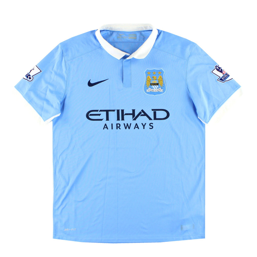 2015-16 Manchester City Nike Home Shirt L