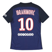 2015-16 Paris Saint-Germain Nike Authentic Home Shirt Ibrahimovic #10 M