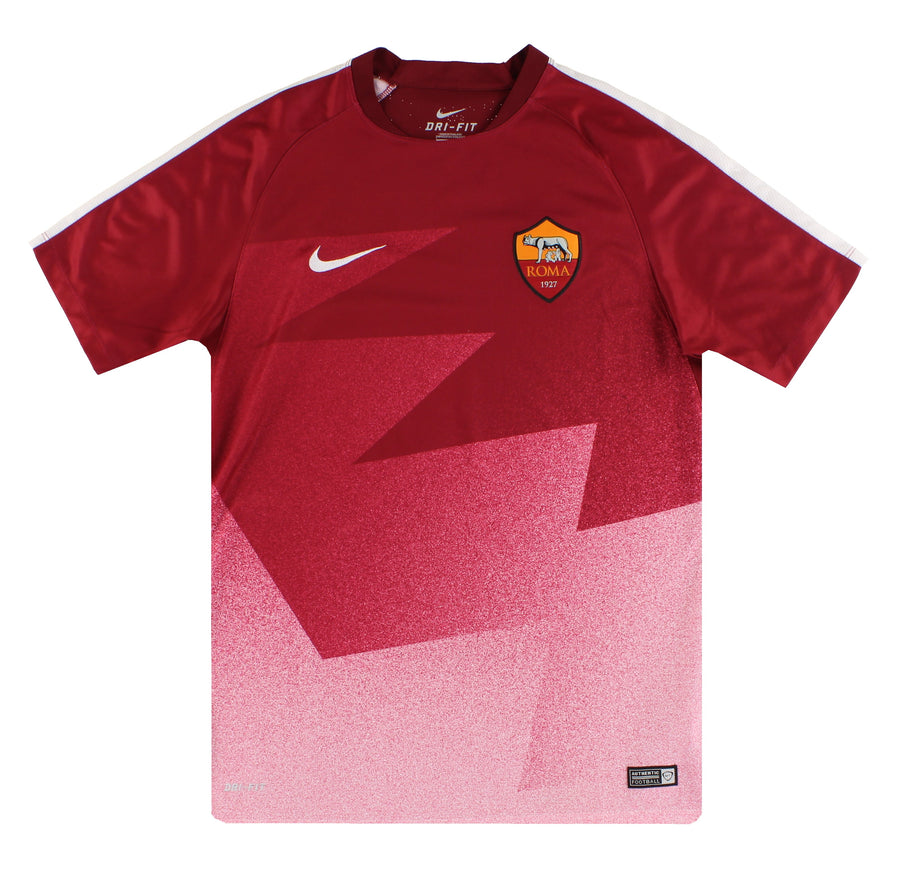 2015-16 Roma Nike Pre-Match Shirt M