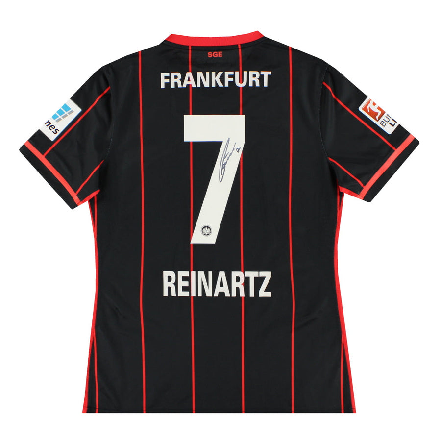 2015-16 Eintracht Frankfurt Nike Match Issue 'Signed' Home Shirt Reinartz #7 L