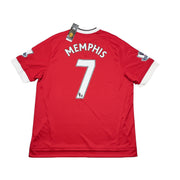 2015/16 Manchester United Memphis #7 *Authentic* BNWT Home Shirt (XXL) Adidas