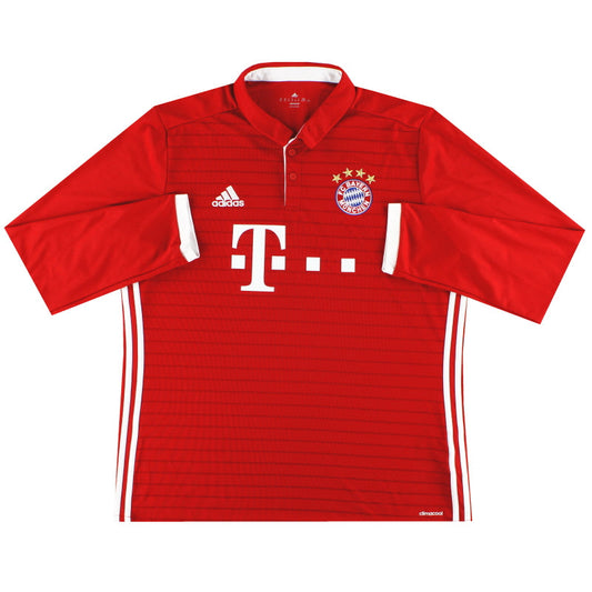 2016-17 Bayern Munich adidas Home Shirt L/S M