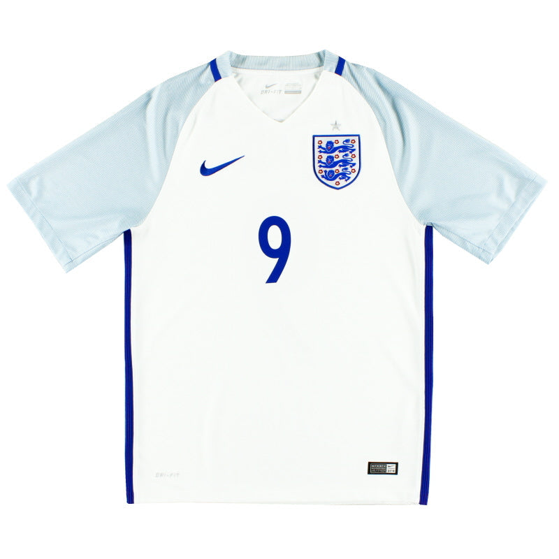 2016-17 England Nike Home Shirt  #9 L