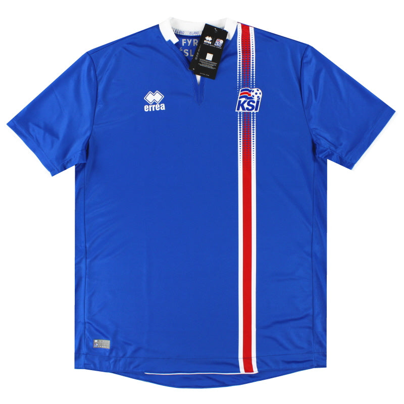 2016-17 Iceland Errea Home Shirt *w/tags* XL