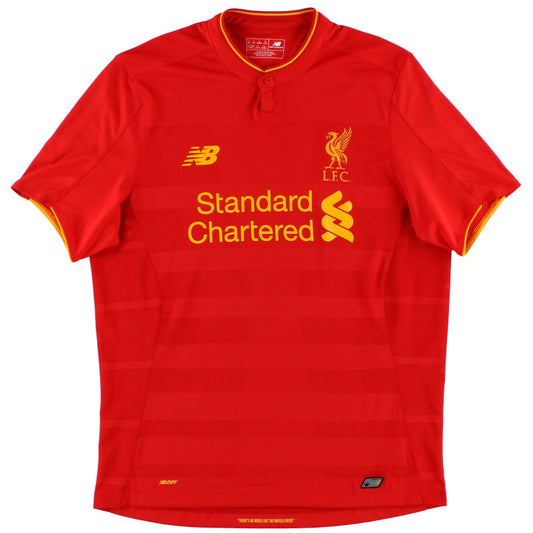 2016-17 Liverpool New Balance Home Shirt M