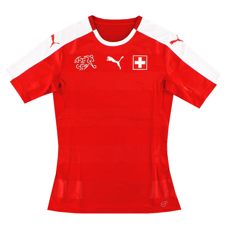 2016-17 Switzerland Puma Player Issue Home Shirt *As New* M