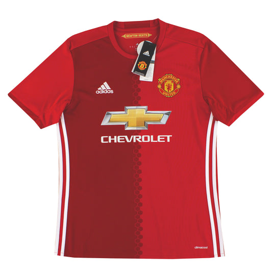 2016-17 Manchester United adidas Home Shirt Winners #17 *w/tags* M