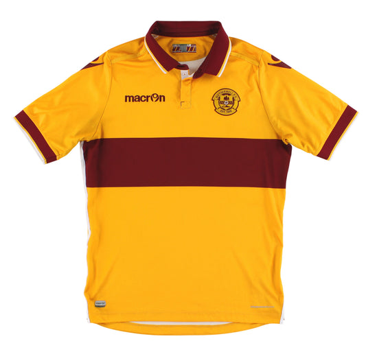 2016-17 Motherwell Macron Home Shirt M