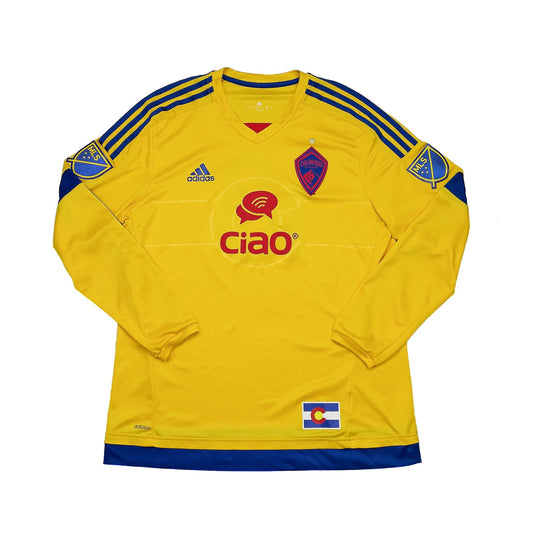2016/17 Colorado Rapids #18 *Player Issue* L/S Away Shirt (XL) Adidas