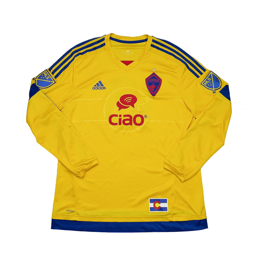 2016/17 Colorado Rapids #18 *Player Issue* L/S Away Shirt (XL) Adidas