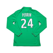 2016/17 St Etienne Perrin #24 L/S Home Shirt (L) Le Coq Sportif